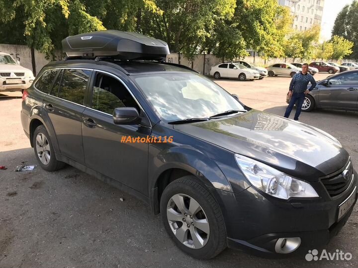 Аэродинамический багажник Turtle на Субару Аутбэк