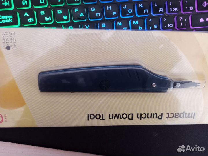 Инструмент для заделки кабеля в контакты HT-344KR