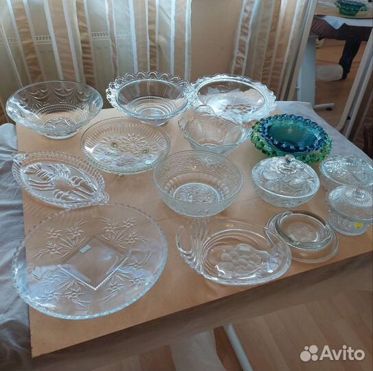 Набор стеклянной посуды СССР