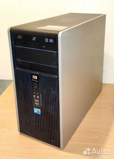 Четырехядерный HP Compaq с SSD и монитором