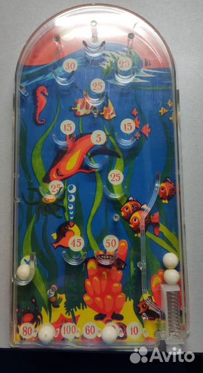 Настольная игра-пинбол СССР 