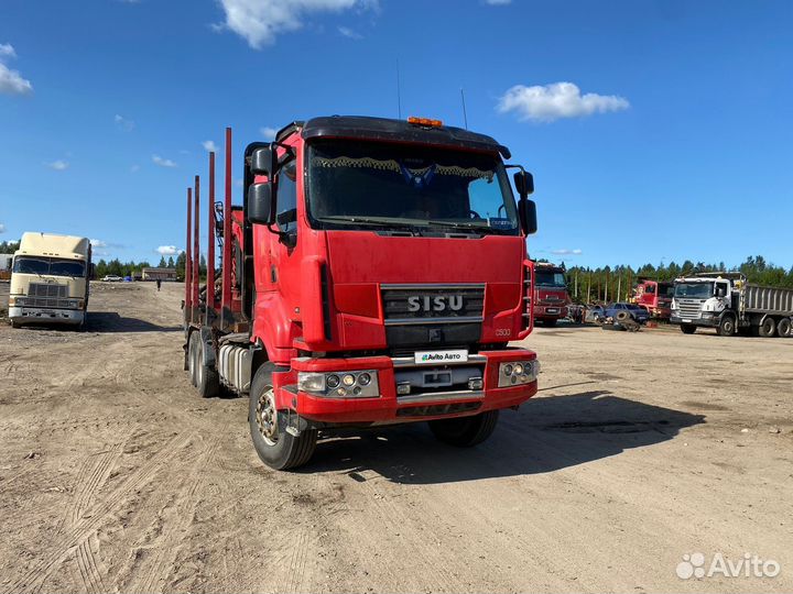 Лесовоз (сортиментовоз) Sisu C500 с КМУ Epsilon, 2008