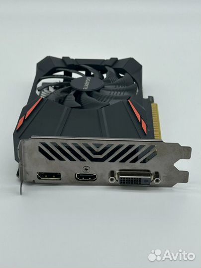 Видеокарта gigabyte GeForce GTX 1050 Ti D5 4G