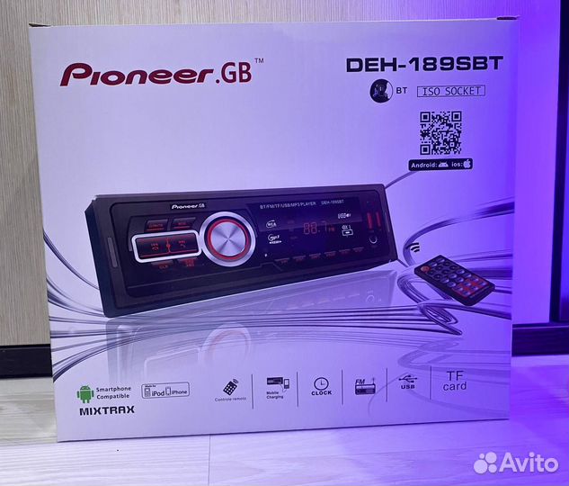 Автомобильная магнитола Pioneer GB DEH-189 SBT