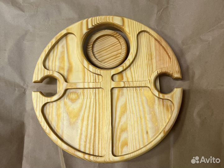 Винный столик менажница