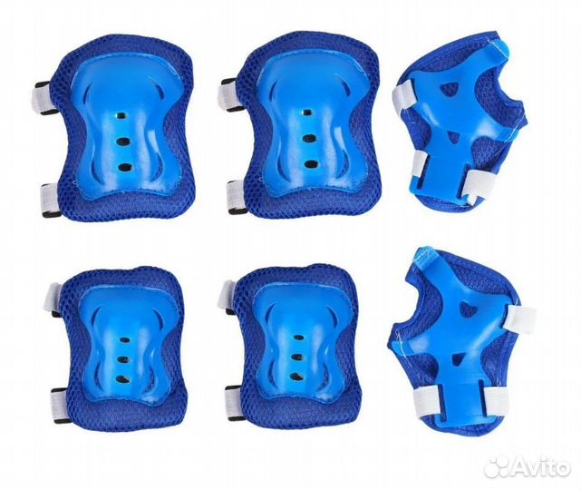 Защита H-2 локтей, коленей, ладоней (синяя)