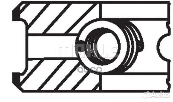 Кольца M57N* 08324N0 Mahle/Knecht