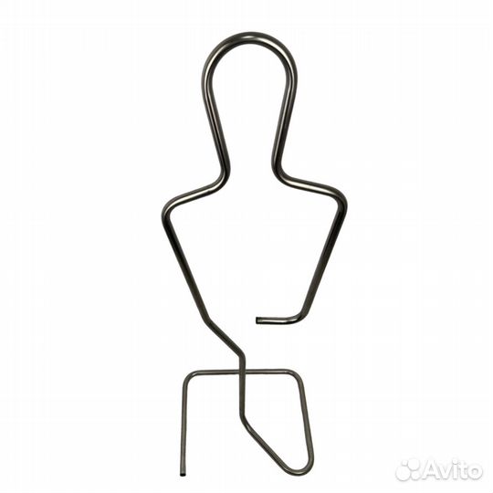 Манекен контурный детский Н1280мм, цвет хром