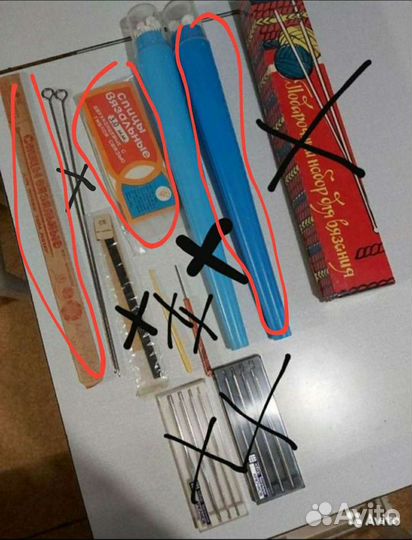 Спицы и крючки для вязания