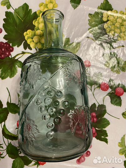 Графин СССР виноградный лист 2,5 литра