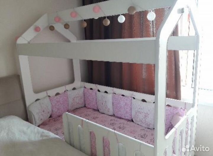 Бортики в кроватку, комплект из 12 подушек