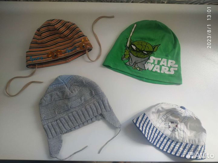 Шапка для мальчика до года