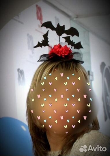 Ободок с летучими мышами / Хеллоуин / Маскарад