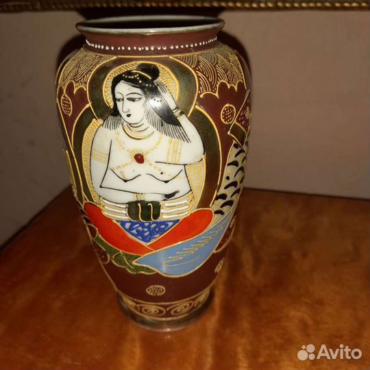 Вазочка Япония в стиле ню гейша мориаж сацума