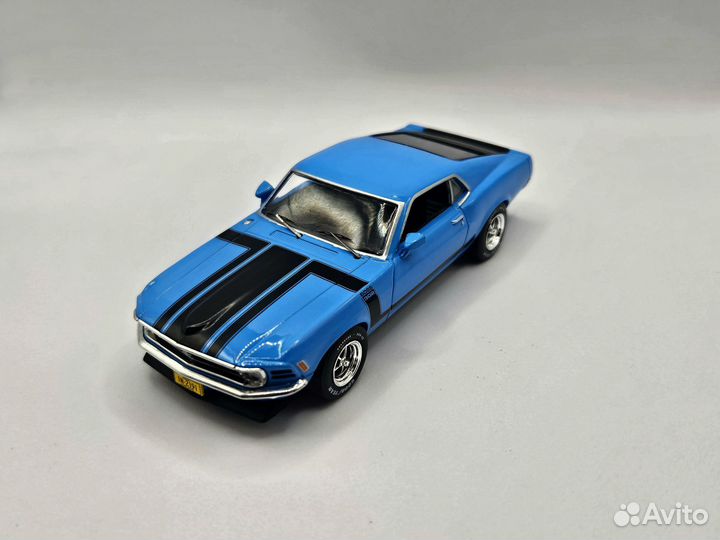 Модель автомобиля Ford Mustang Boss 302 1970 Blue