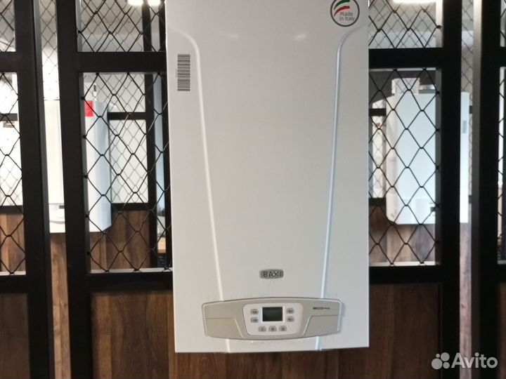Котел газовый Baxi, 24квт, 2кон,Турбо, Италия