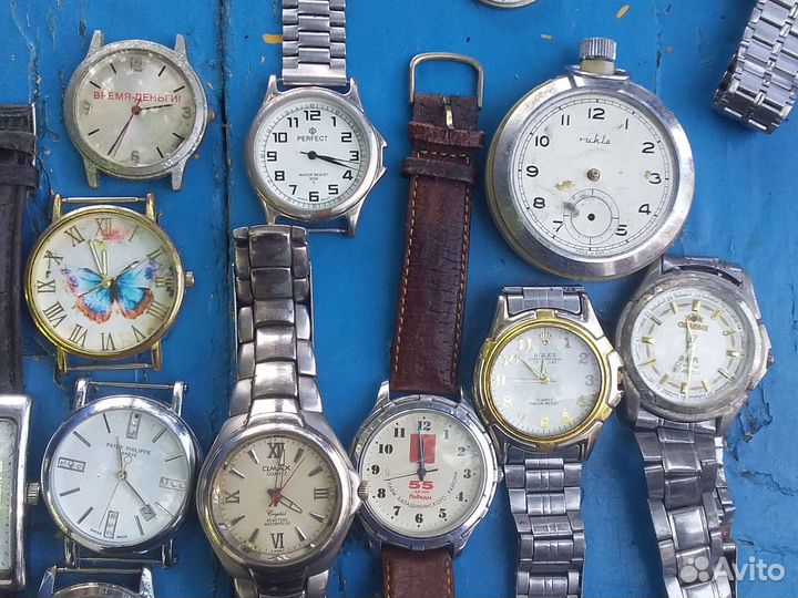 Часы СССР механические и кварцевые