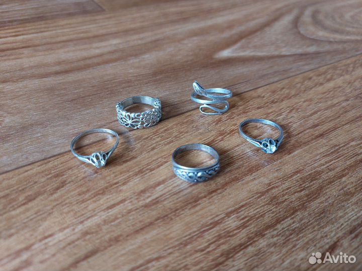 Серебряные кольца