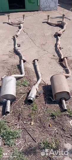 EJ20 Глушитель Субару трасса