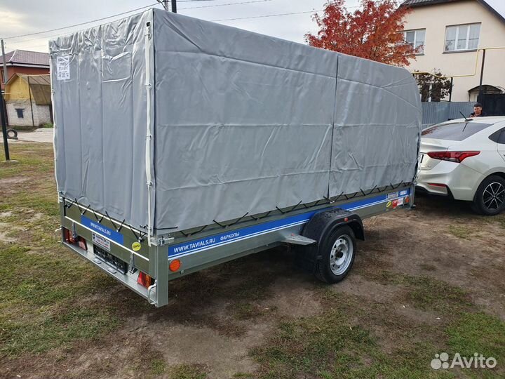 Прицеп оцинк Премиум Tavials 3.5х1.5 тент 1500 аэр