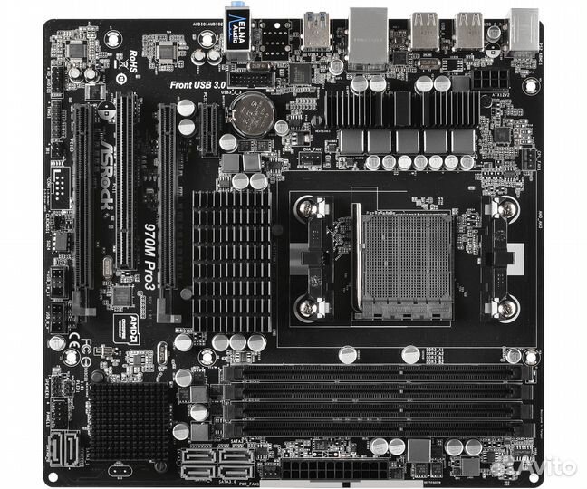 Продам нерабочую мат. плату ASRock 970M Pro3