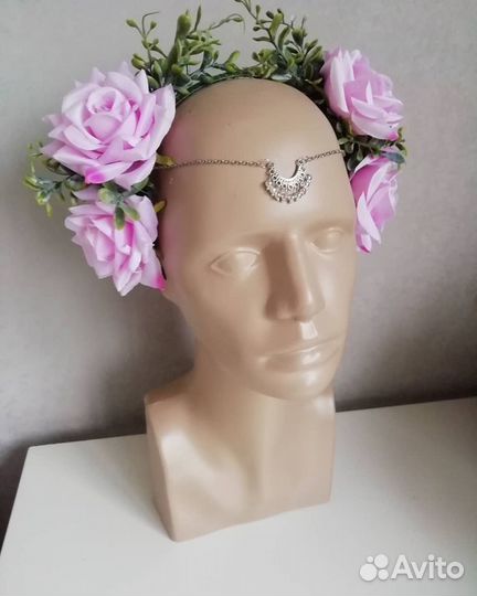 Ободок с цветами