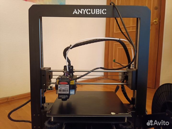 3D-принтер AnyCubic Mega Pro + лазер + пластик