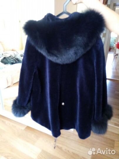 Полушубок мутоновый женский