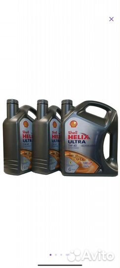 Моторное масло shell helix ultra 5w-40 оригинал