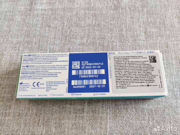 Линзы контактные для астигматизма Precision 1