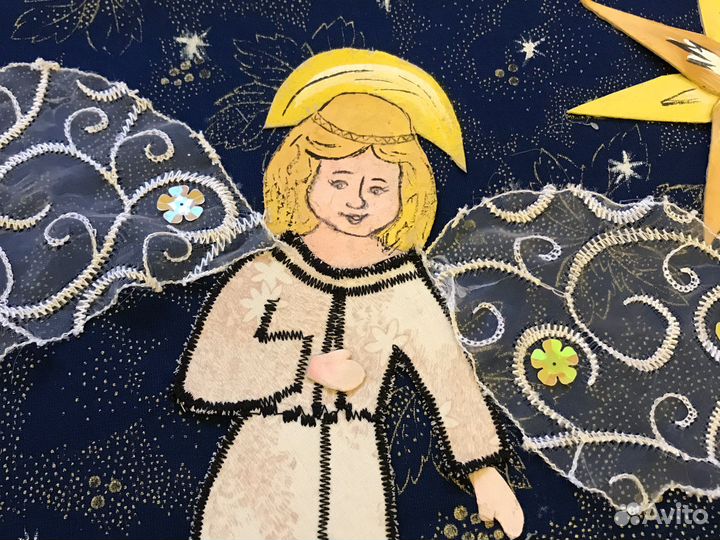 Поделка в школу, садик Рождество, новый год