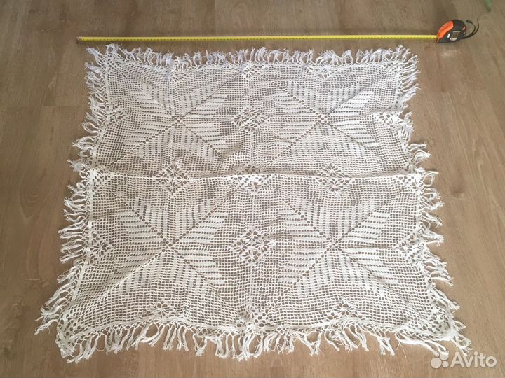 Салфетка - скатерть вязанная квадратная