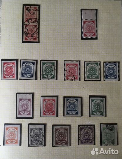 Марки Латвии (1918 - 1941), ч.2