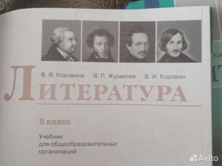 Учебники 8 класса по литературе