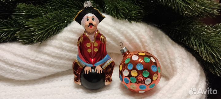 Елочные игрушки стекло новые