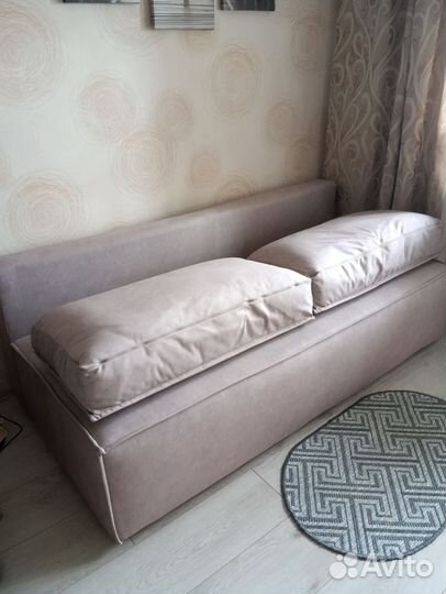 Диван nord mini велюр Monolit латте