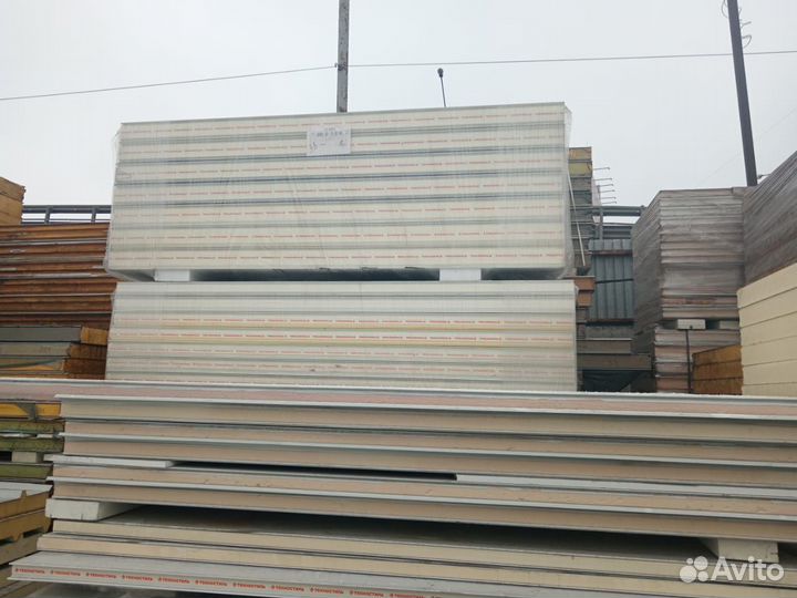 Сэндвич-панели 40000 м2 в наличии