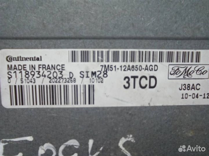 Блок управления двигателем ford Focus 2 2008-2011