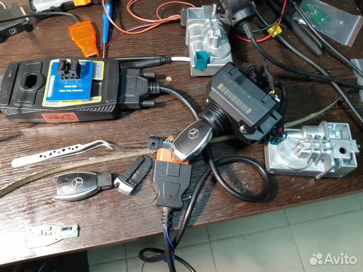 Блокиратор руля Mercedes, ключ