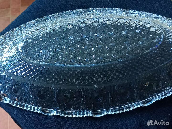 Ваза хрустальная большая СССР