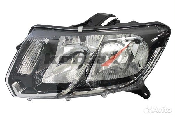 Фара renault logan II 14- лев. (с корректором)