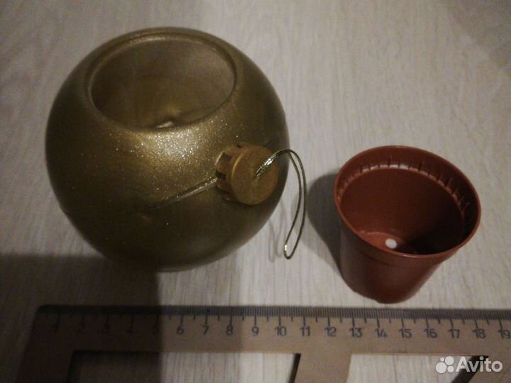 Кашпо с горшочком для цветов