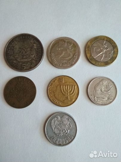 Монеты разных стран