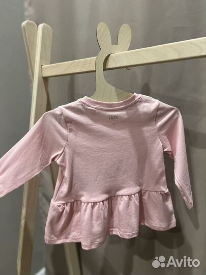 Футболка и брюки на девочку 74, Син/Sinsay