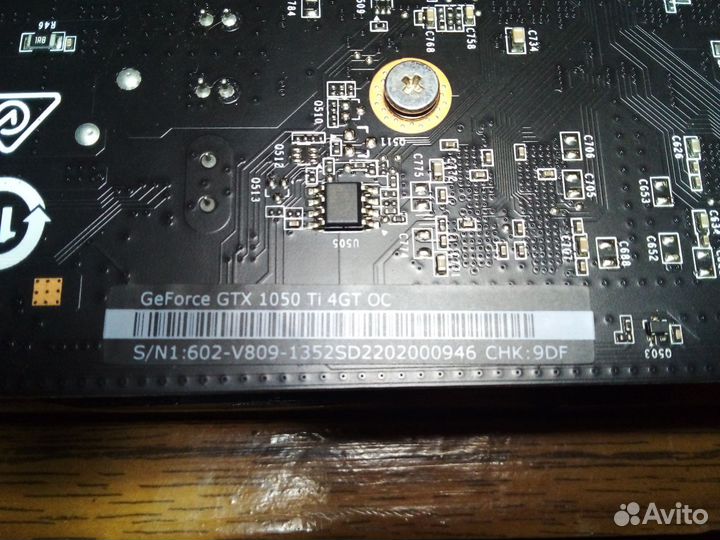 Видеокарта gtx 1050 ti 4gb msi