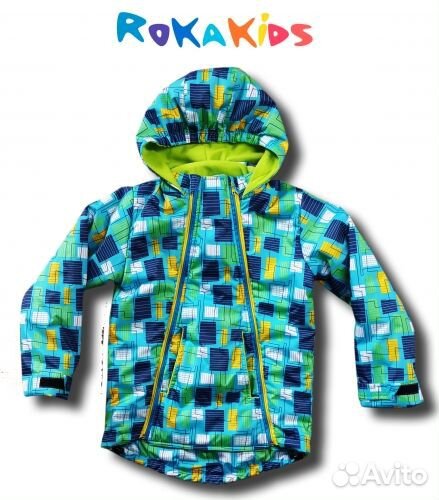 Куртка 98, 110, 116 Rokakids (новая) утепленная де