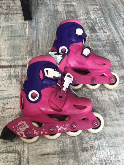 Роликовые коньки детские Axelo Decathlon р.28-30