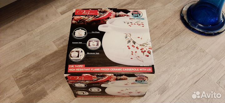 Кастрюля керамическая