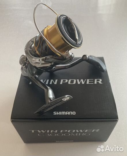 Катушка shimano 20 twin power С 3000 MHG