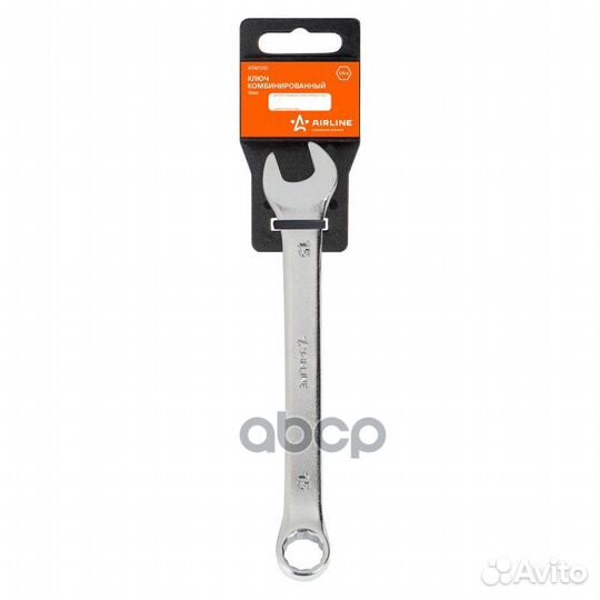 Ключ комбинированный 15мм пласт. подвес ataf010